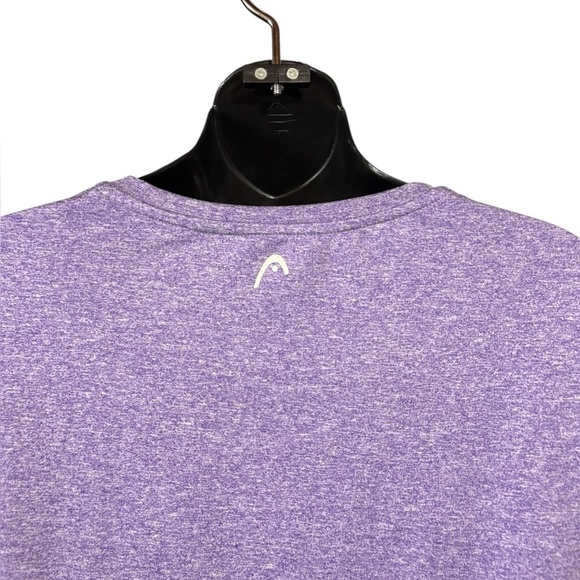 NWOT, HEAD, Women's Heather Purple Athletic T-Shirt, Small 🏃♀️➡️ - Picture 6 of 9